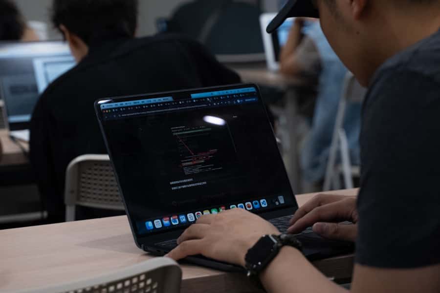 學員實作電腦畫面